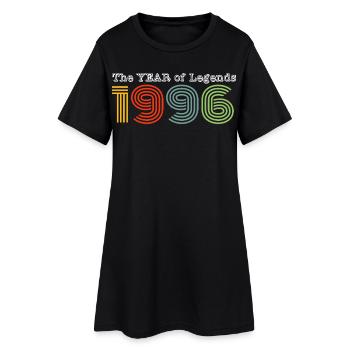 Millésime 1996 - Robe T-shirt Femme - noir - Devant
