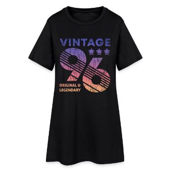 Millésime 1996 - Robe T-shirt Femme - noir - Devant