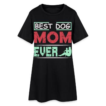 Meilleur t-shirt drôle de maman de chien de tous les temps - Robe T-shirt Femme - noir - Devant