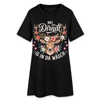 Trachtenshirt Damen Dirndl Chemise Trachten Topteil - Robe T-shirt Femme - noir - Devant