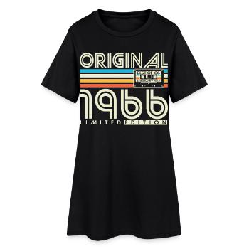 1966 Vintage Vintage Retro Birthday Gift - Women’s T-Shirt Dress - black - Front