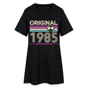 Original 1985 Rétro Édition Limitée - Robe T-shirt Femme - noir - Devant
