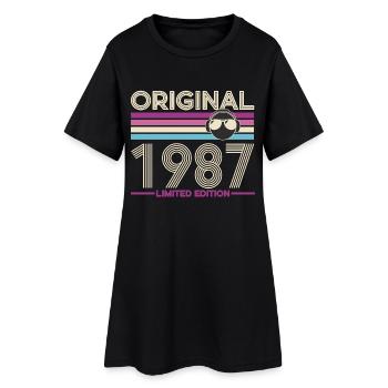 Original 1987 Edition Limitée - Robe T-shirt Femme - noir - Devant