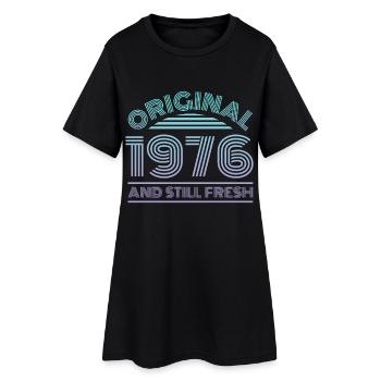 Millésime 1976 - Robe T-shirt Femme - noir - Devant