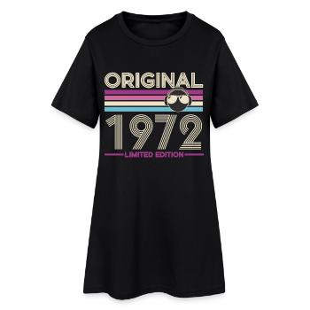 Original 1972 Retro Édition Limitée - Robe T-shirt Femme - noir - Devant