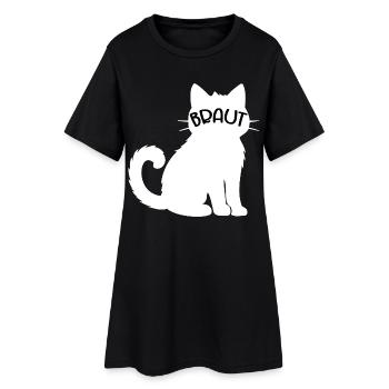 Mariée des Chats de Mariage - Robe T-shirt Femme - noir - Devant