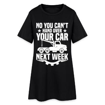 Rücknahmeagent Fahrzeugbergungsagent Repoman - Frauen T-Shirt-Kleid - Schwarz - Vorne