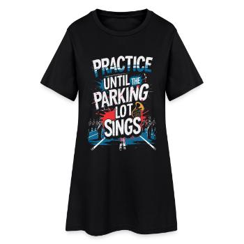 Spielmannszug Blaskapelle The Parking Lot Sings - Frauen T-Shirt-Kleid - Schwarz - Vorne