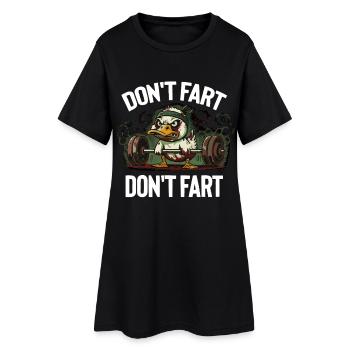 Gym Humour Duck Fitness - Robe T-shirt Femme - noir - Devant