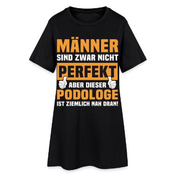 Lustige Podologe Sprüche - Frauen T-Shirt-Kleid - Schwarz - Vorne