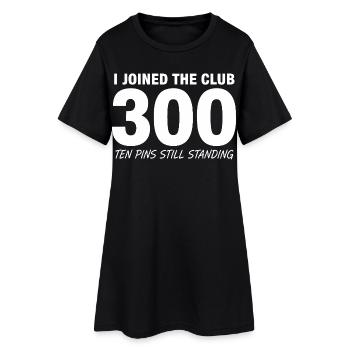 Bowling Dire Drôle 300 - Robe T-shirt Femme - noir - Devant