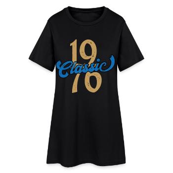 Millésime 1976 - Robe T-shirt Femme - noir - Devant