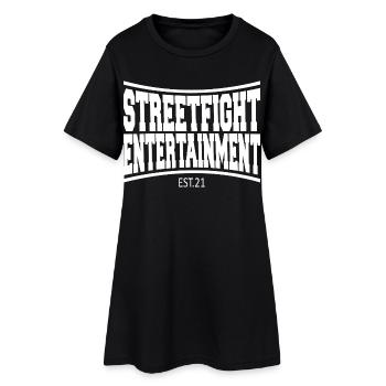 mma Kampfsport Mixed martial arts fighter  - Frauen T-Shirt-Kleid - Schwarz - Vorne