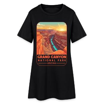Parc national du Grand Canyon, Arizona - Robe T-shirt Femme - noir - Devant