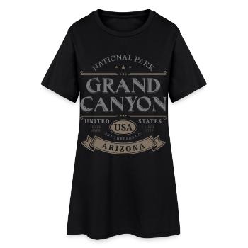 National Park Grand Canyon Arizona US - Women’s T-Shirt Dress - black - Front