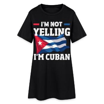 Cuba Pride & Home - Design du drapeau de Cuba - Robe T-shirt Femme - noir - Devant