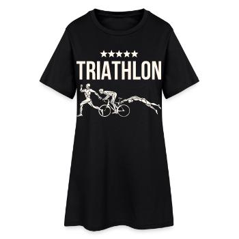 Triathlon - Robe T-shirt Femme - noir - Devant