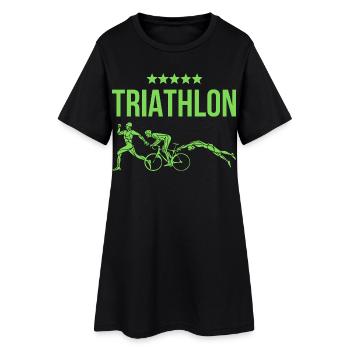 Triathlon - Robe T-shirt Femme - noir - Devant