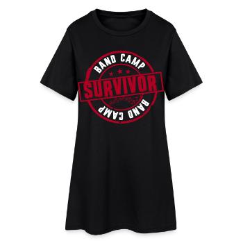Spielmannszug Blaskapelle Band Camp Survivor - Frauen T-Shirt-Kleid - Schwarz - Vorne