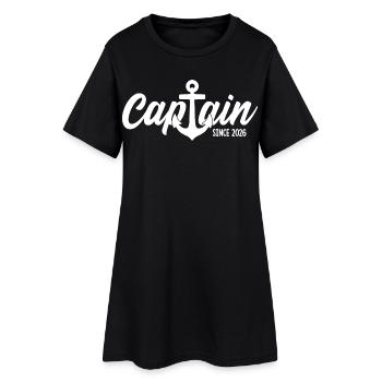 CAPITAINE 2026 CAPITAINE DEPUIS 2026 - Robe T-shirt Femme - noir - Devant