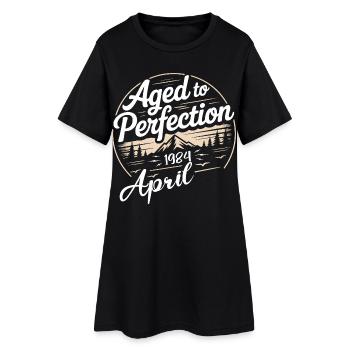 Avril 1984 anniversaire avril 1984 - Robe T-shirt Femme - noir - Devant
