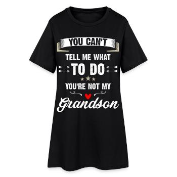 Pas ton petit-fils Tee - Robe T-shirt Femme - noir - Devant