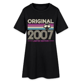 Original 2007 Limited Edition Retro - Women’s T-Shirt Dress - black - Front