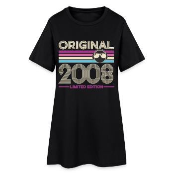 Original 2008 Édition Limitée Retro - Robe T-shirt Femme - noir - Devant