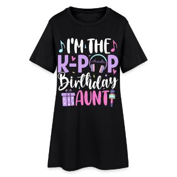 Je suis la sœur d’anniversaire de K Pop - Robe T-shirt Femme - noir - Devant
