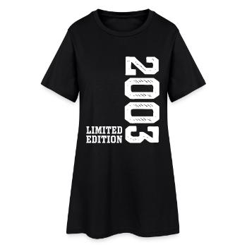 23rd Birthday 2003 Limited Edition Boy Girls - Women’s T-Shirt Dress - black - Front