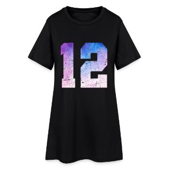 Issue 12 – 12th Anniversary Gift - Women’s T-Shirt Dress - black - Front