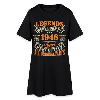 Legends 1948: Perfect Age, Original - Frauen T-Shirt-Kleid - Schwarz - Vorne