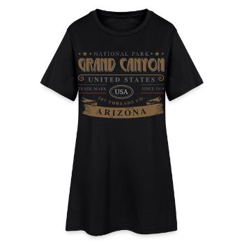National Park Grand Canyon US Arizona - Women’s T-Shirt Dress - black - Front