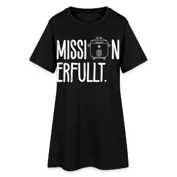 Cooking MISSION ACCOMPLISHED Rice Lovers Fun - Women’s T-Shirt Dress - black - Front