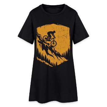 Chemise de VTT pour les cyclistes de descente - Robe T-shirt Femme - noir - Devant