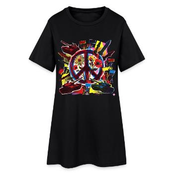 Peace Stop The War - Women’s T-Shirt Dress - black - Front