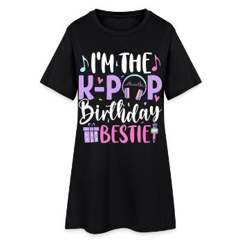 Je suis la Bête d’anniversaire de K Pop - Robe T-shirt Femme - noir - Devant
