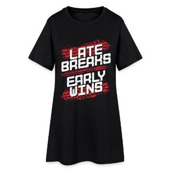 Course automobile Automobile Échappées tardives Premières victoires - Robe T-shirt Femme - noir - Devant