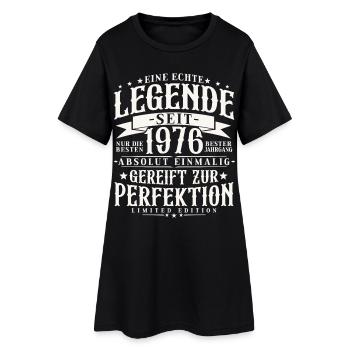 Jahrgang 1976 geboren Legenden Geburtstag Geschenk - Frauen T-Shirt-Kleid - Schwarz - Vorne