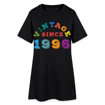 Millésime 1996 - Robe T-shirt Femme - noir - Devant
