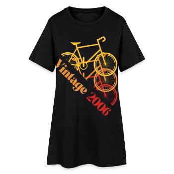 Millésime 2006 - Robe T-shirt Femme - noir - Devant