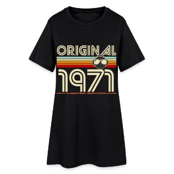 Original 1971 Edition Retro - Robe T-shirt Femme - noir - Devant