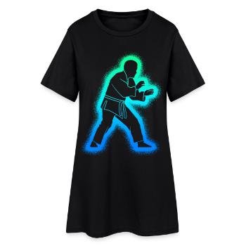 Judoka Judoka Hommes Enfants Garçons Arts martiaux - Robe T-shirt Femme - noir - Devant