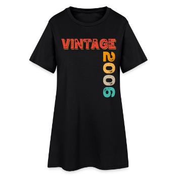 Millésime 2006 - Robe T-shirt Femme - noir - Devant