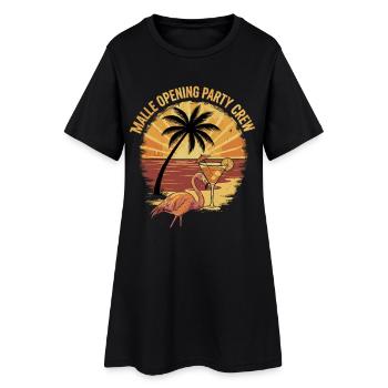 Équipe de la soirée d’ouverture du Malle - Robe T-shirt Femme - noir - Devant