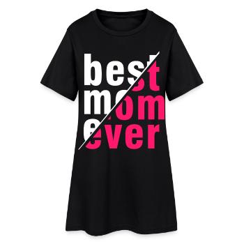 Bestes Mama-Shirt aller Zeiten – Perfektes Geschenk - Frauen T-Shirt-Kleid - Schwarz - Vorne