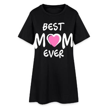 Meilleure chemise de maman – Cadeau pour les mamans - Robe T-shirt Femme - noir - Devant