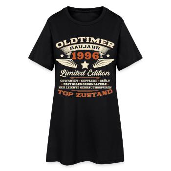 30. Geburtstag Geschenk Mann Oldtimer Baujahr 1996 - Frauen T-Shirt-Kleid - Schwarz - Vorne