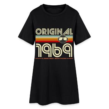 Original 1969 Retro Edition - Robe T-shirt Femme - noir - Devant