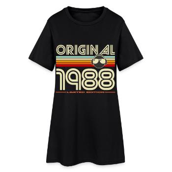 Original 1988 Édition Limitée Retro - Robe T-shirt Femme - noir - Devant